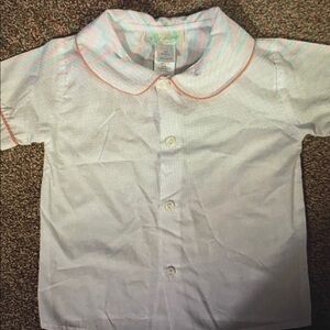 Be Mine white button down shirt 4T